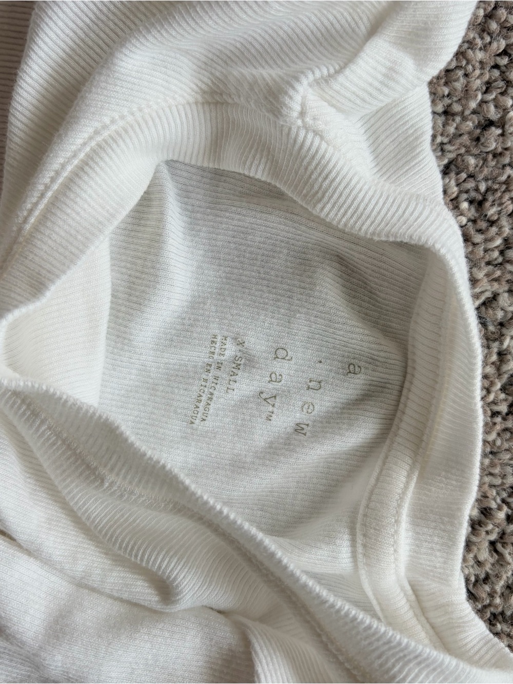 Two Ribbed Long Sleeve Tops - Picture 3 of 4